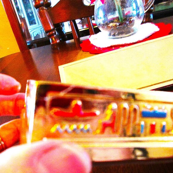 Vtg NWOT The Treasures of Tutankhamuh Card Box handpainted. Limited Edition - Picture 9 of 15